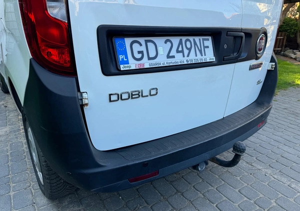 Fiat Doblo cena 29500 przebieg: 129000, rok produkcji 2015 z Gdańsk małe 137
